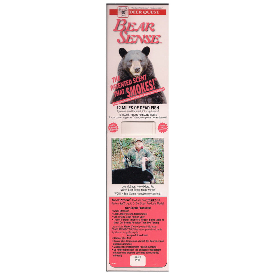 Deer Quest Bear Sense 12 Miles Dead Fish Bear Hunting Scent Sticks 6 Pack