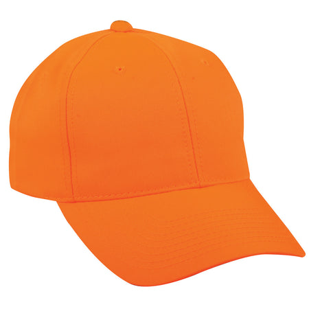 Outdoor Cap Hi-Vis Blaze Orange Hook and Loop Cap