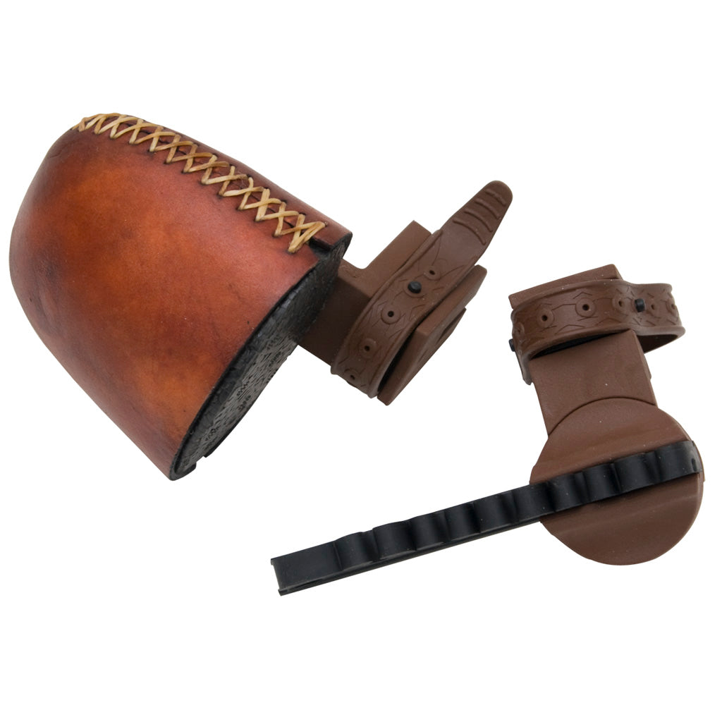 Selway Strap-On Stick Quiver with Rawhide Cover 6 Arrow RH/LH