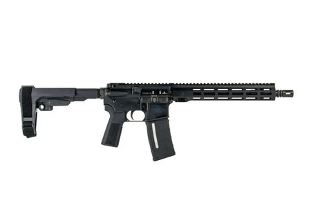 IWI ZION Z15 PISTOL 5.56 12.5" BBL, 11.5" MLOK, BLACK, BRACE 1-10RD MAG
