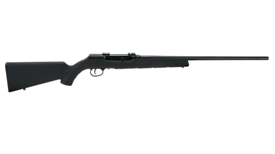 Savage Arms 47200 A22 Target Sporter Full Size 22 LR 10+1 22" High Luster Button Rifled Barrel, High Luster Drilled & Tapped Carbon Steel Receiver, Matte Black Fixed Synthetic Stock, Right Hand