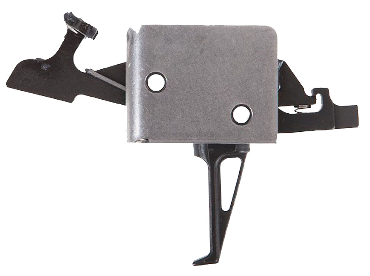 CMC 91504 Match-Grade Drop-In Two-Stage Flat Trigger, AR-15, 1-3 lbs, Black/Silver