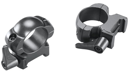Weaver 49326 Lever Lok 1" High Scope Rings Matte Black