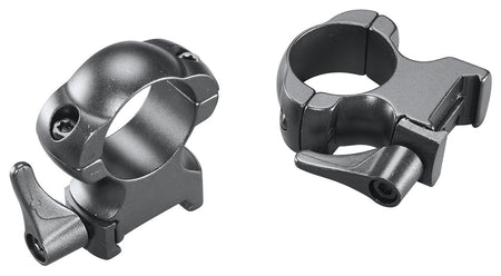 Weaver 49327 Lever Lok 1" Extra High Scope Rings Matte Black