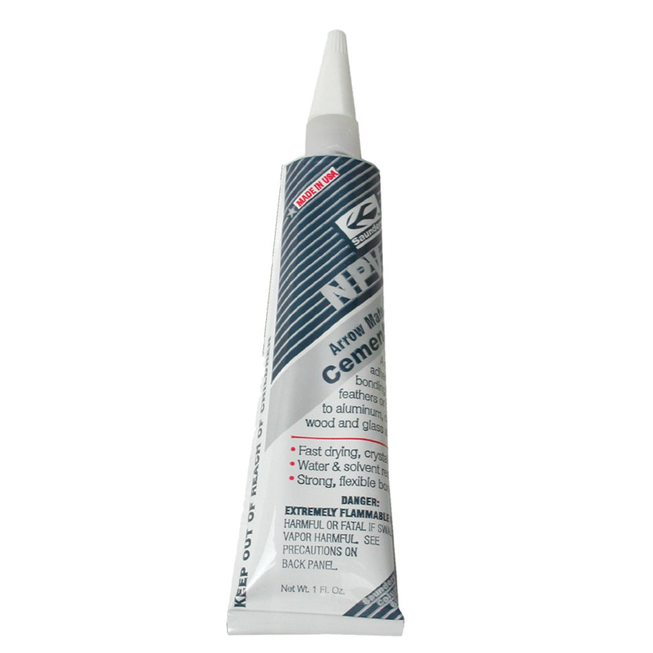 Saunders NPV Fletching and Vane Adhesive Cement 1 oz.
