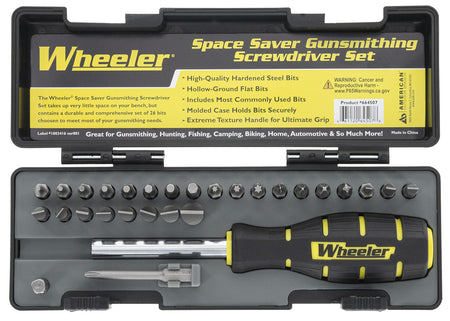 Wheeler Space-Saver 26-Piece Screwdriver Set with Magnetic Handle