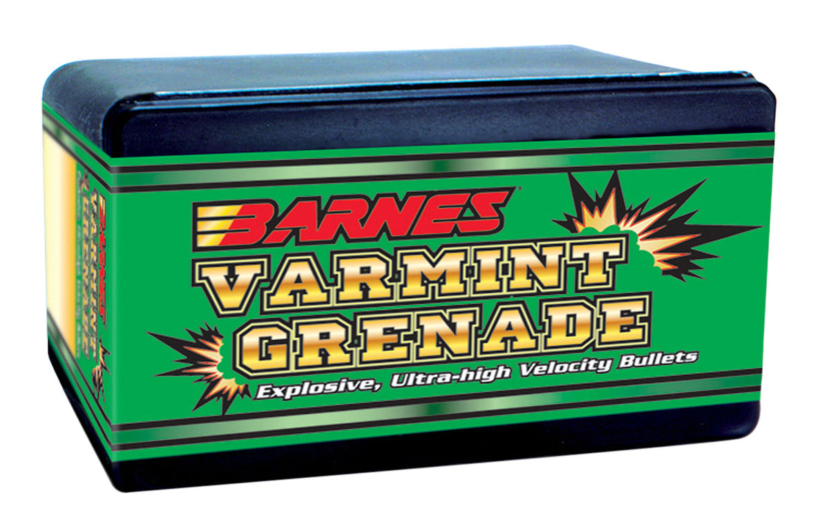 Barnes Varmint Grenade 22 Cal 36gr Flat Base Hollow Point Bullets 100/Box
