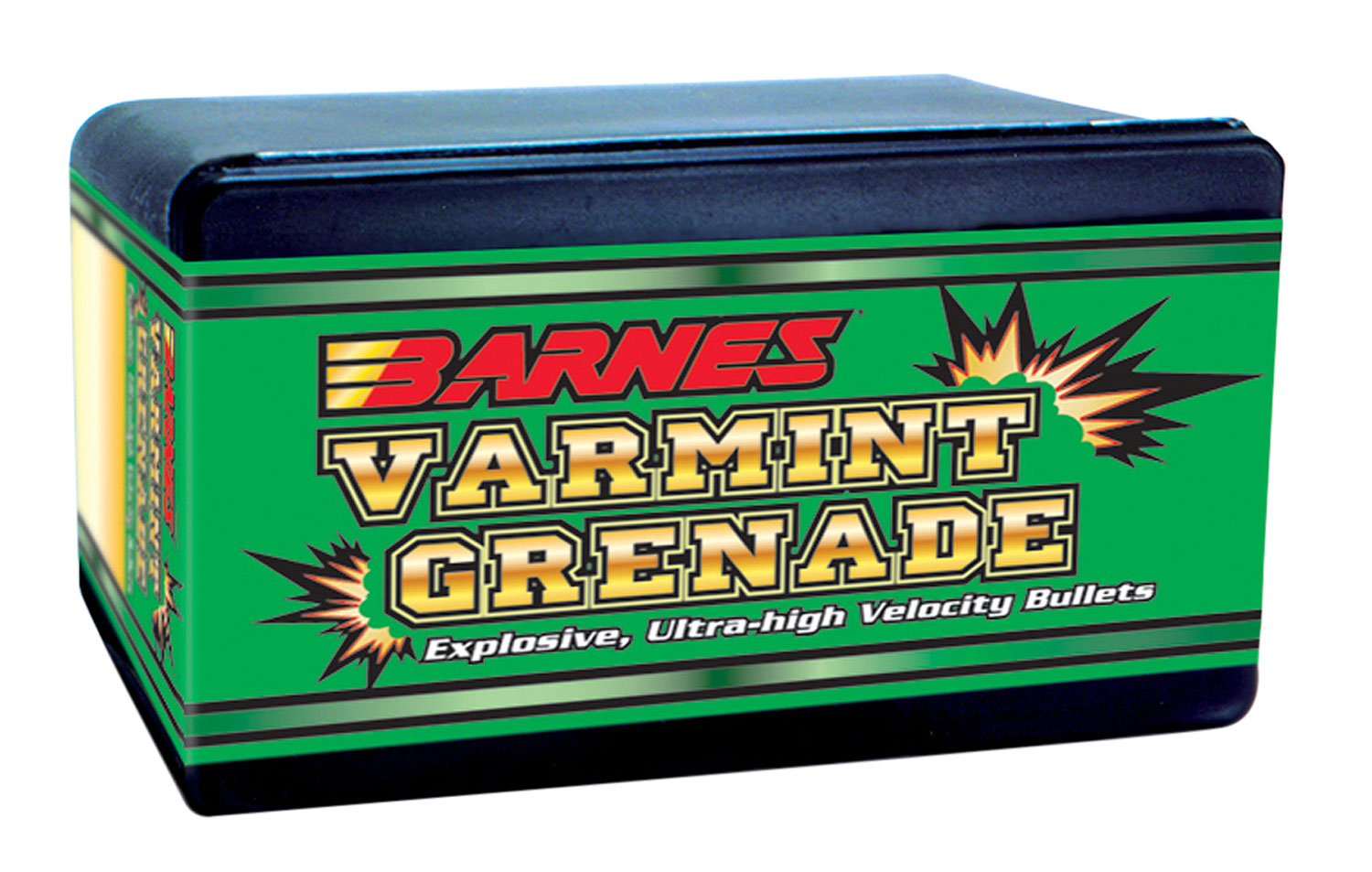 Barnes Varmint Grenade 22 Cal 36gr Flat Base Hollow Point Bullets 100/Box