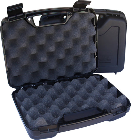 MTM Case-Gard SS-2500 Black Single Pistol Case Polypropylene Padlockable 4" Barrel or Less
