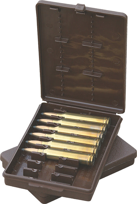 MTM Case-Gard Rifle Ammo Wallet W9LM70 9 Round Brown Multi-Caliber Polymer