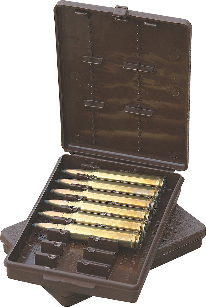 MTM Case-Gard Rifle Ammo Wallet W9LM70 9 Round Brown Multi-Caliber Polymer