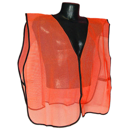 Radians SVO Lightweight High-Vis Orange Polyester Mesh Safety Vest OSFA