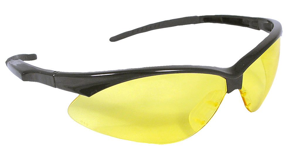 Radians Outback Protective Shooting Glasses Adult Amber Lens Black Frame OB140CS