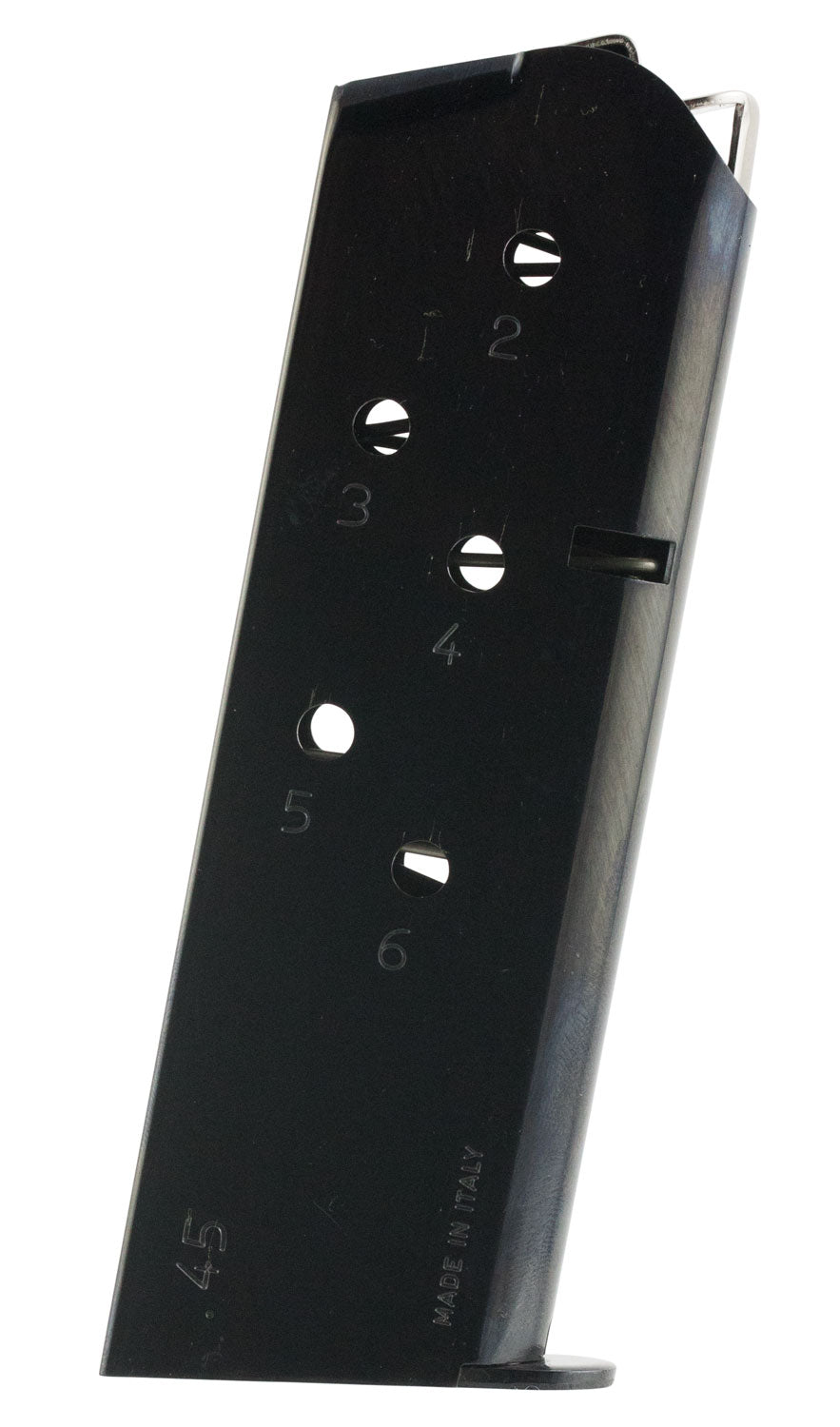 Mec-Gar MGCO4506B .45 ACP 1911 Officer 6-Round Blued Handgun Magazine