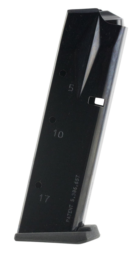 Mec-Gar MGSW5917B 9mm Luger S&W 5900/910/915 17-Round Blued Handgun Magazine