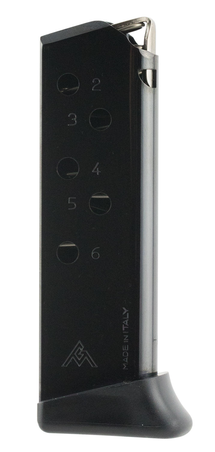 Mec-Gar MGWPPKFRB .380 ACP Walther PPK 6-Round Blued Finger Rest Handgun Magazine