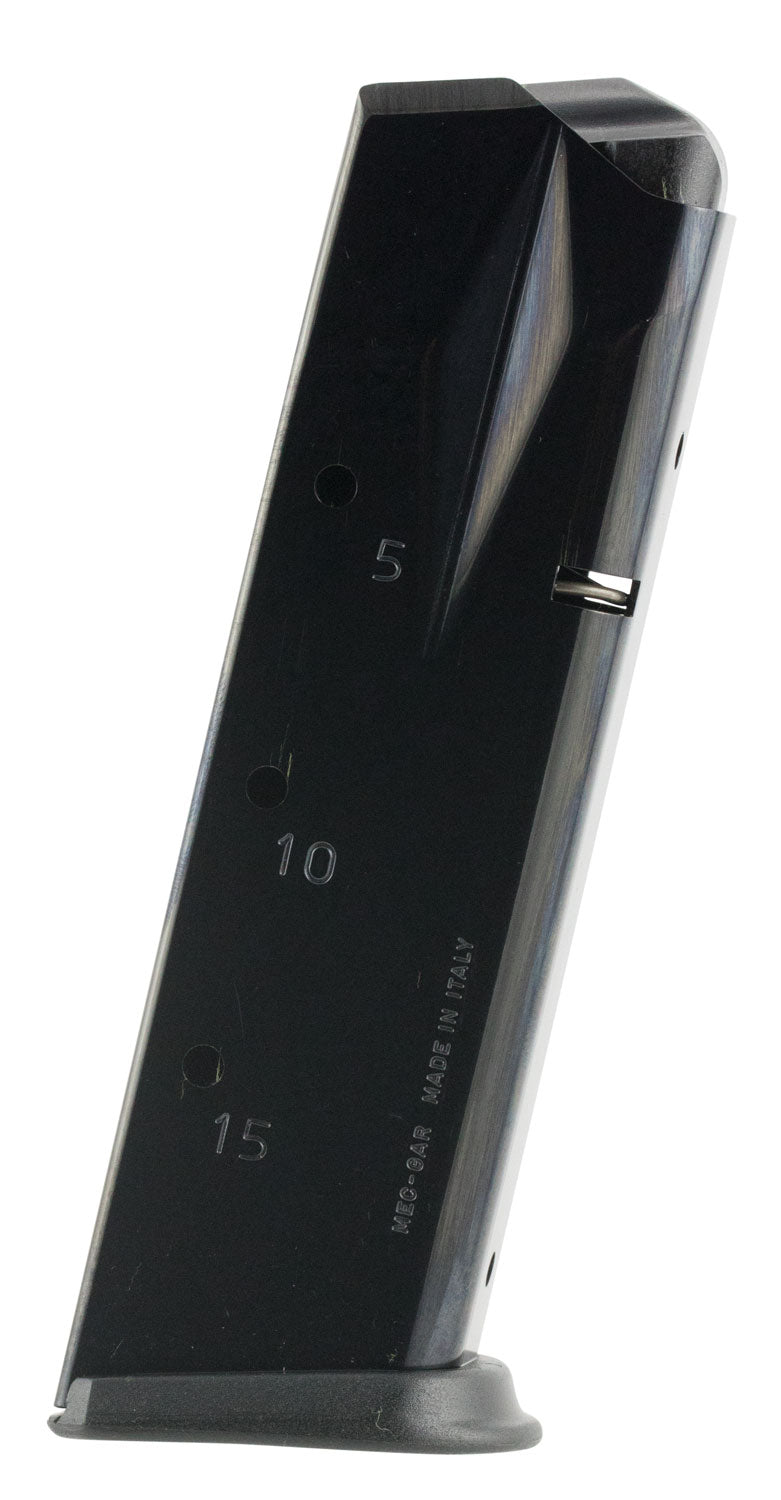 Mec-Gar MGP22815B 9mm Luger Sig P229/P228 15-Round Blued Handgun Magazine