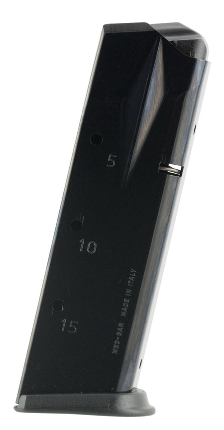 Mec-Gar MGP22815B 9mm Luger Sig P229/P228 15-Round Blued Handgun Magazine
