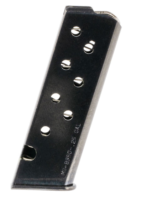 Mec-Gar Beretta 950 Jetfire OEM Detachable Magazine .25 ACP 8 Round Blued