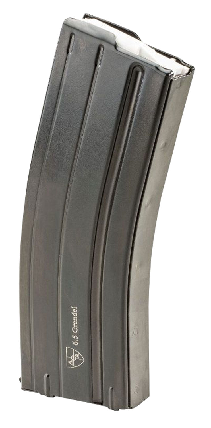 Alexander Arms MEG6524 6.5 Grendel 24rd Heat-Treated Steel Rifle Magazine Black
