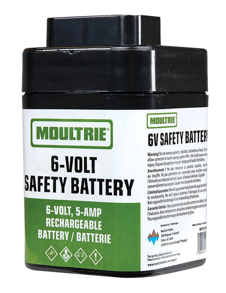 Moultrie MFHP12406 Replacement 6V 5Ah Safety Battery for Deer and Game Feeders