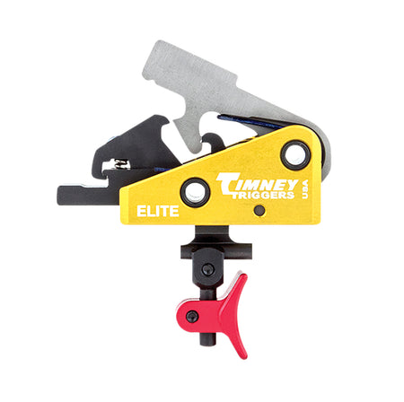 Timney Triggers 660CE AR-Platform Calvin Elite 1.5-2 lb Pull Black and Gold Trigger