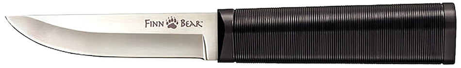 Cold Steel Finn Bear 4" Plain 4116 Stainless Fixed Blade Knife Black Polypropylene Handle with Belt Loop Sheath