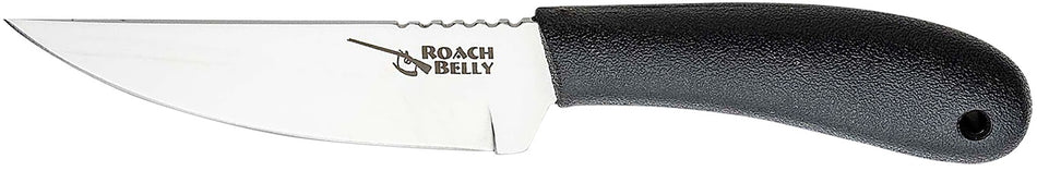 Cold Steel Roach Belly 4.50" Serrated 4116 Stainless Fixed Blade Black Polypropylene Handle