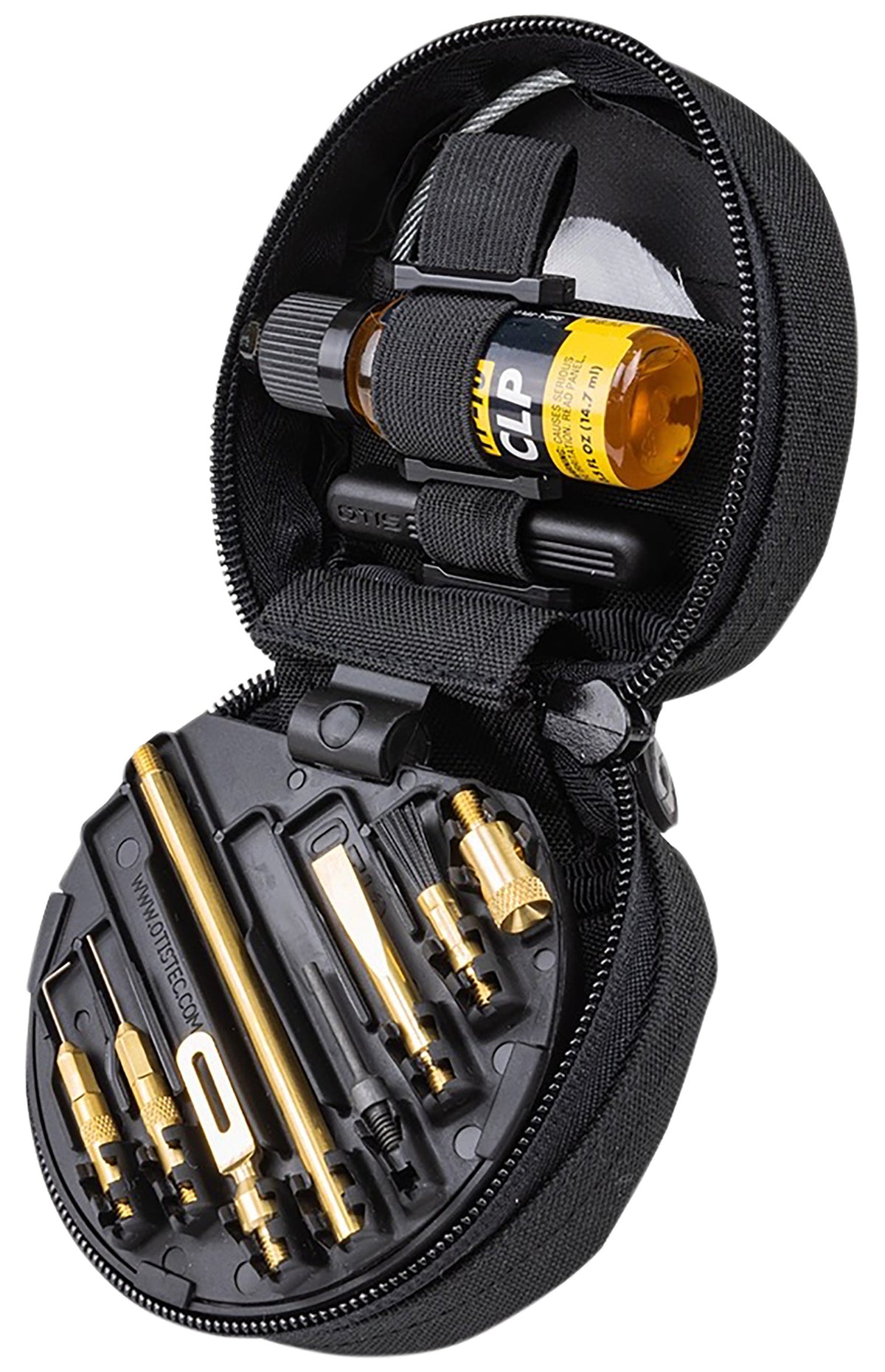 Otis Professional Pistol Cleaning System with Bronze Bore Brushes Compact Case