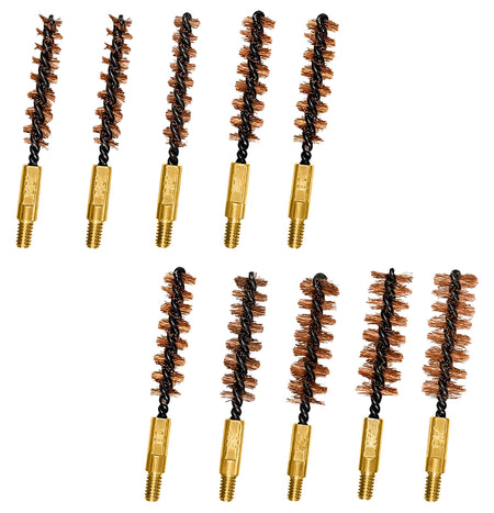 Otis FG380BP Bronze Bristle Variety Bore Brushes Rifle/Pistol Multi-Caliber 10 Pack