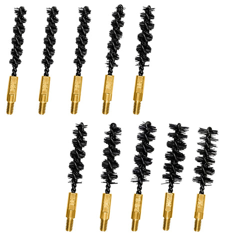 Otis FG380BPN Nylon Bristle Variety Bore Brushes Rifle/Pistol Multi-Caliber 10 Pack