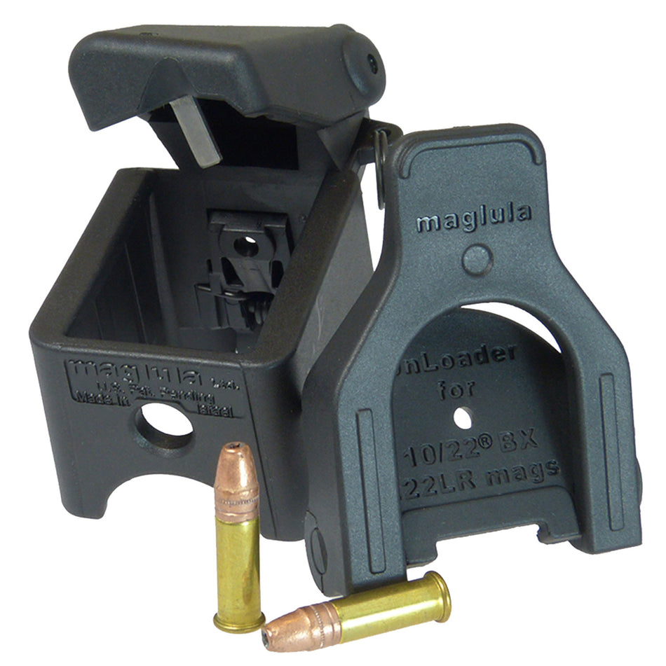 Maglula LU30B LULA Mag Loader & Unloader, .22 LR Ruger 10/22, Reinforced Black Polymer