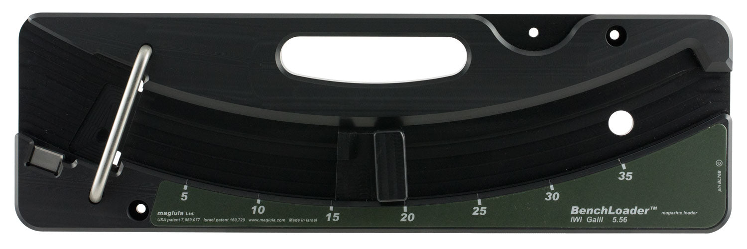 Maglula BL76B BenchLoader 1-30 Round Mag Loader, .223 Rem/5.56x45mm, IWI Galil, Black Polymer