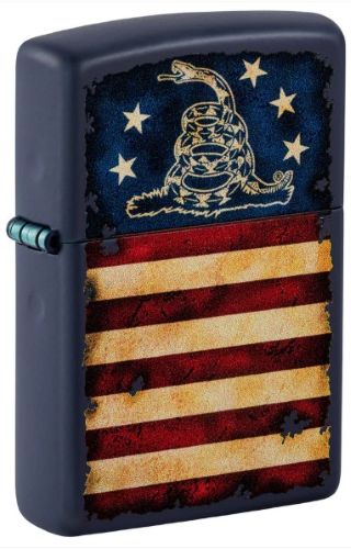 Zippo Windproof Lighter - Don't Tread On Me Patriotic Design