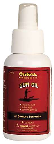 Outers Firearm Lubricant Oil 4 oz Pump Dispenser (6 per Case)