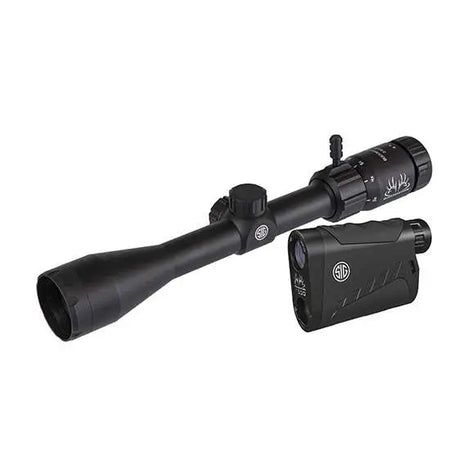 SIG Buckmasters 3-9x40 Rifle Scope Laser Rangefinder Kit