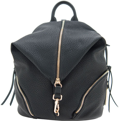 Black Cameleon Aurora Vegan Leather CCW Teardrop Backpack