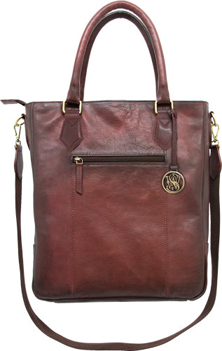 Burgundy Cameleon S&W Flat Tote Style Concealed Carry Purse