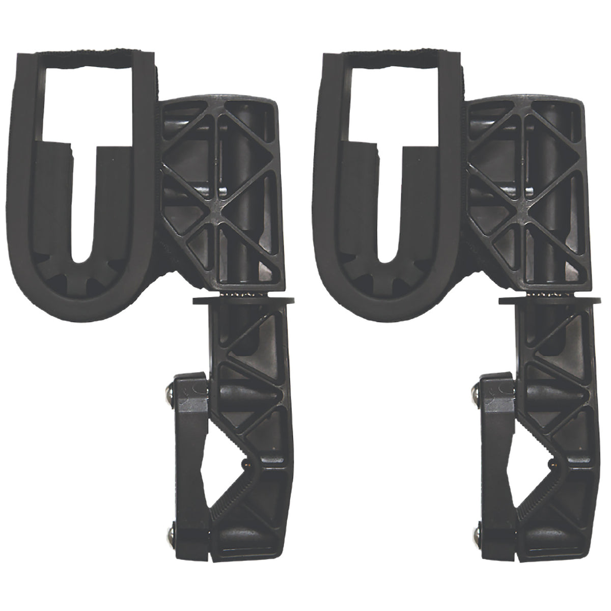 Rugged Gear 10100 ATV Rack Single Hook Gun Holder Rifle/Shotgun Black Nylon 2 Pack