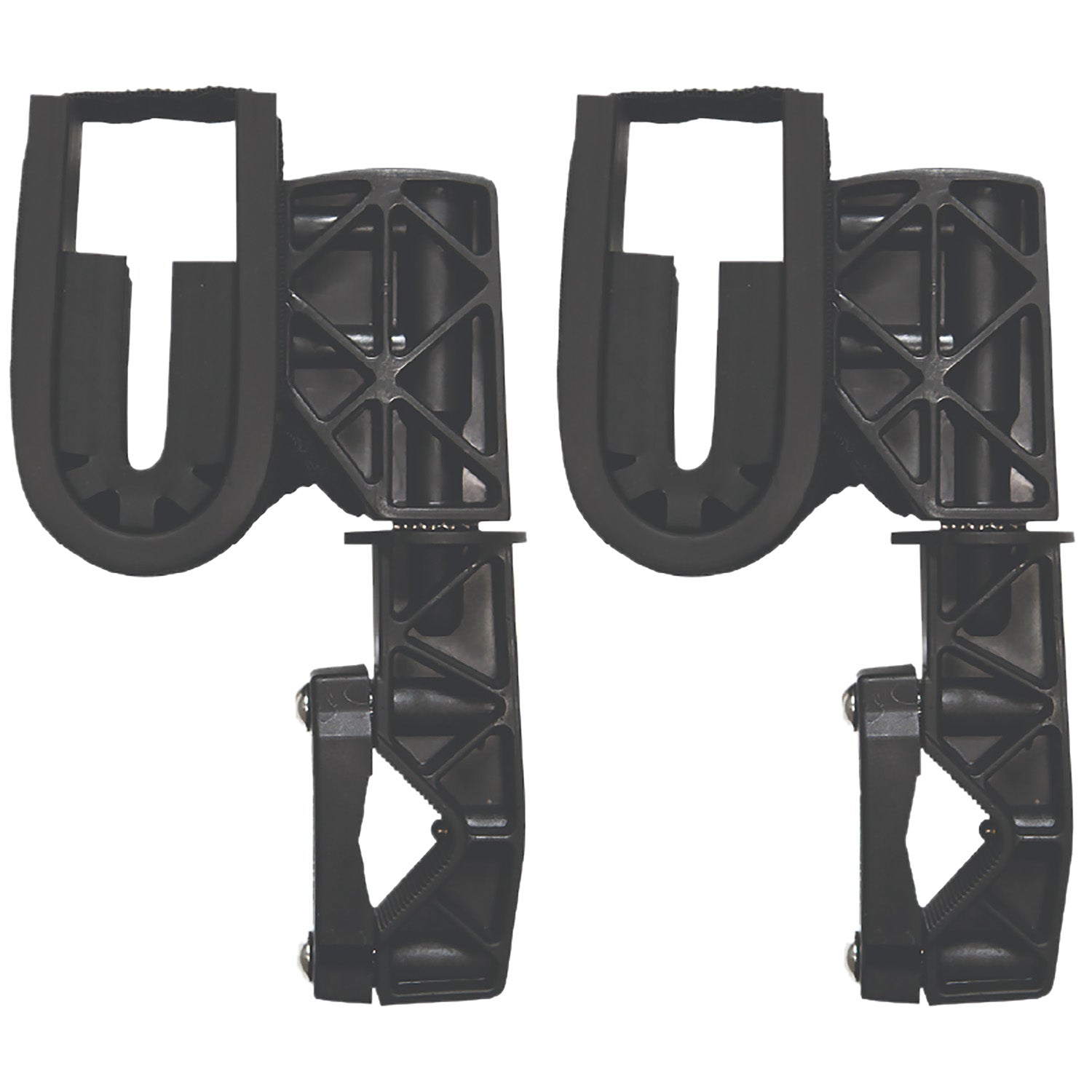 Rugged Gear 10100 ATV Rack Single Hook Gun Holder Rifle/Shotgun Black Nylon 2 Pack