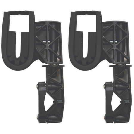 Rugged Gear 10100 ATV Rack Single Hook Gun Holder Rifle/Shotgun Black Nylon 2 Pack