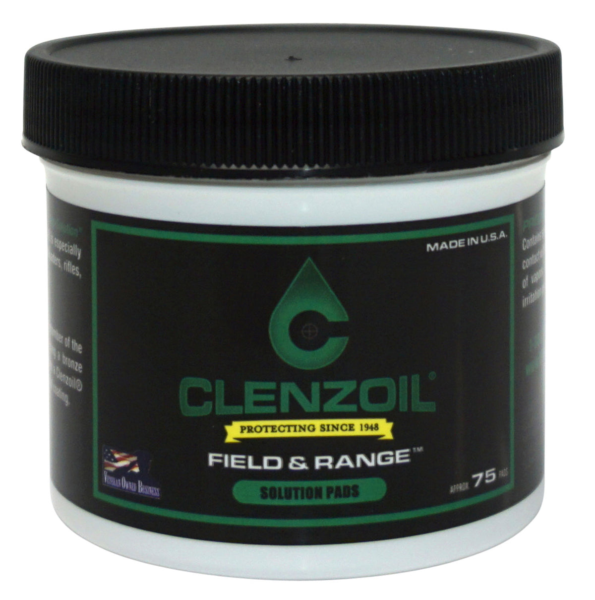 Clenzoil Field & Range .50 Cal/12 Gauge Pre-Saturated Patch Kit 75 Count