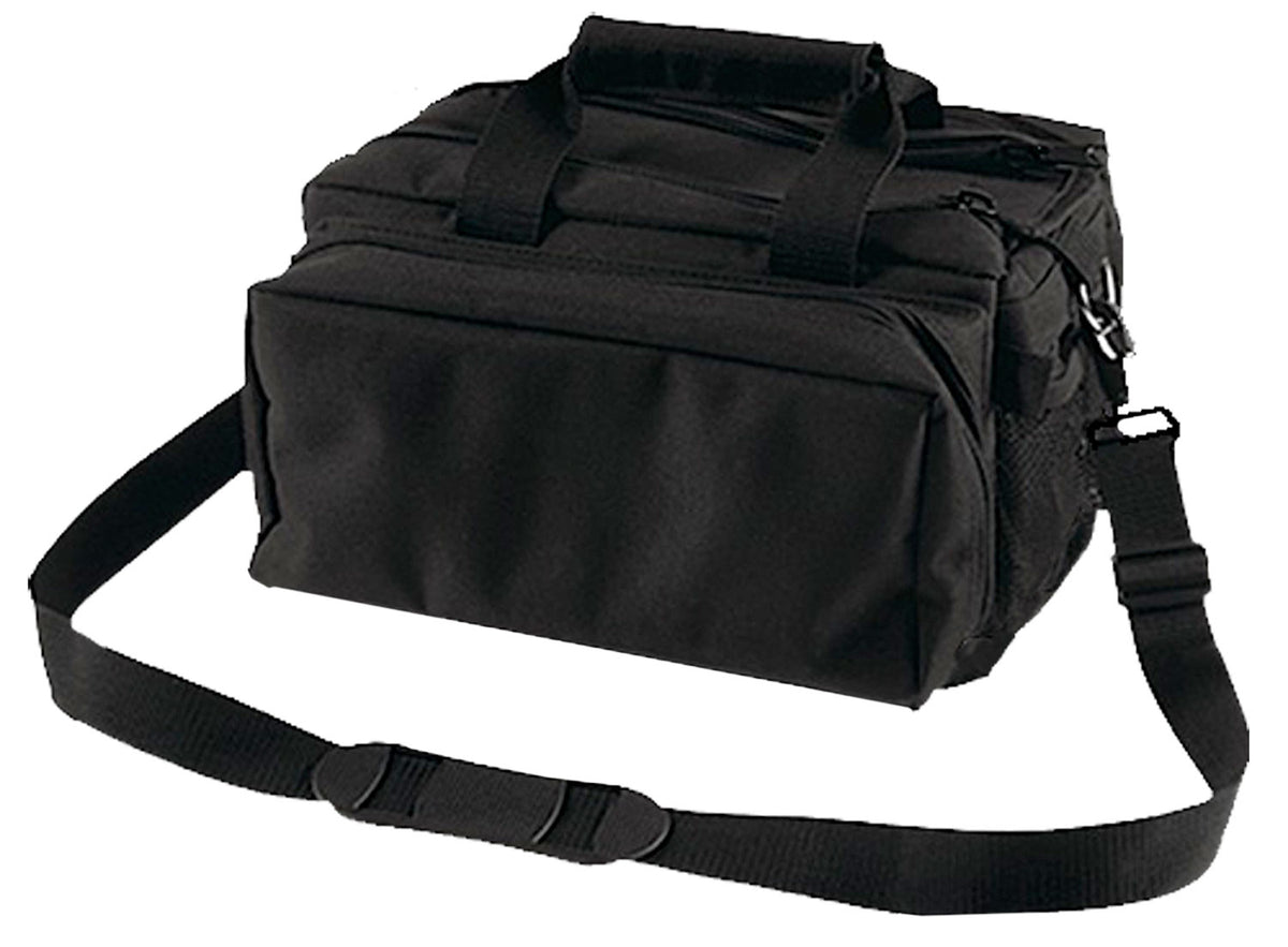 Bulldog BD910 Range Bag Deluxe Black Nylon Water-Resistant Padded with Outer Storage Pockets