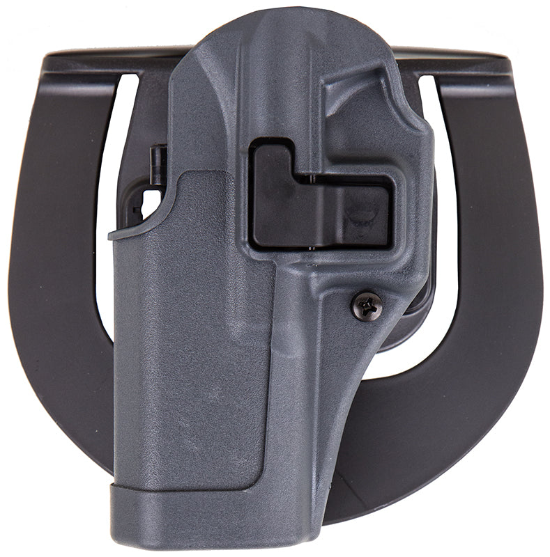 Blackhawk Serpa CQC Sportster OWB Retention Holster Size 00 Gun Metal Gray Polymer Paddle Platform Fits Glock 17/22/31/47 Left Hand