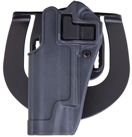 Blackhawk Serpa CQC Sportster OWB Retention Holster Size 03 Gun Metal Gray for 1911 Government and Clones With or Without Rail Left Hand