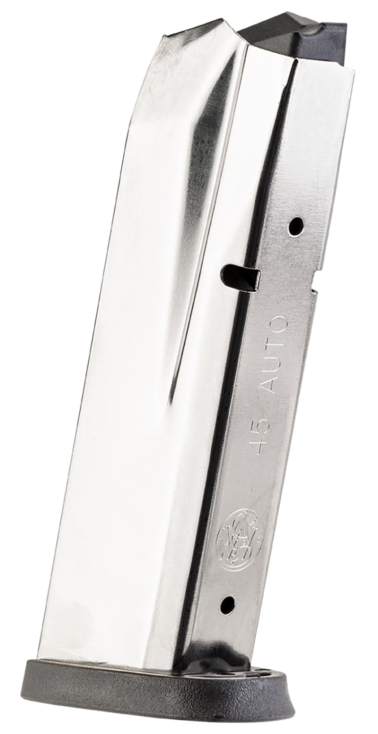 S&W 194690000 M&P 10-Round .45 ACP Steel Magazine Black Floor Plate