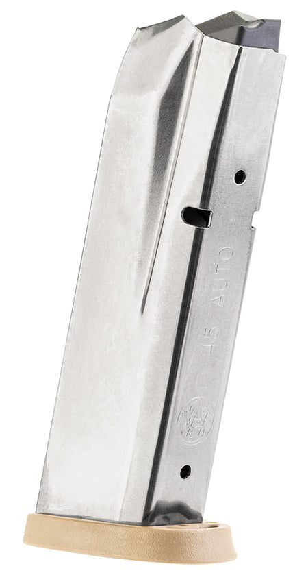 S&W 194700000 M&P 10-Round .45 ACP Steel Magazine Brown Floor Plate