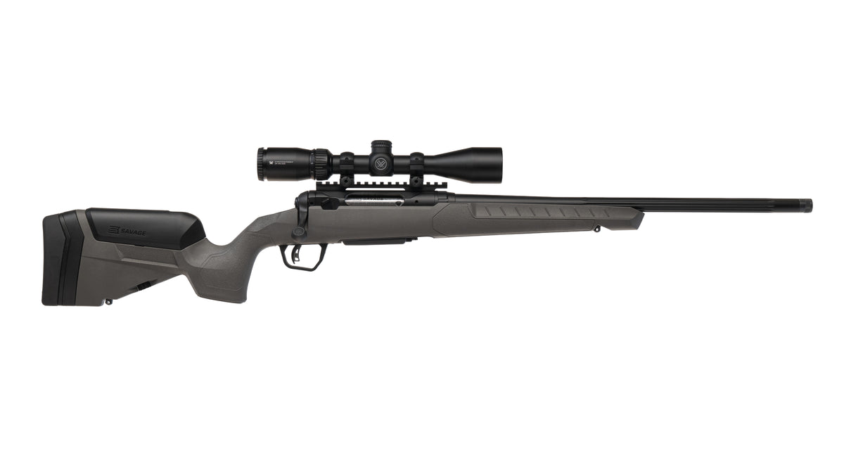 Savage Arms 32458 110 Trailblazer XP 7mm-08 Rem 4+1 20" Fluted Barrel, Flat Dark Gray Adj LOP Synthetic Stock, Right Hand