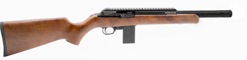 Chiappa Firearms 500282 M1 Carbine BushRanger 22 LR 10+1 22" Blued Threaded Barrel, Picatinny Rail Receiver, Walnut Fixed Stock