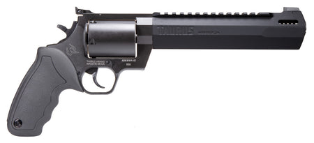 Taurus 2500081RH Raging Hunter Large Frame 500 S&W Mag 5rd 8.38" Black Ported/Target Crown Barrel, Matte Black Oxide Cylinder, Black Steel Frame Black Rubber Grip